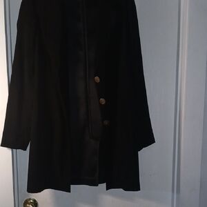 TravelSmith Black Women's Jacket with Gold Buttons